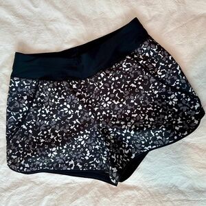 Lands' End water shorts never worn - waist 27" black and white print